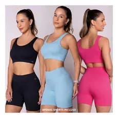 Short Selene Microfibra Academia Sem Costura Leg Legging Shorts Sem Transparência Bermuda Fitness Corrida