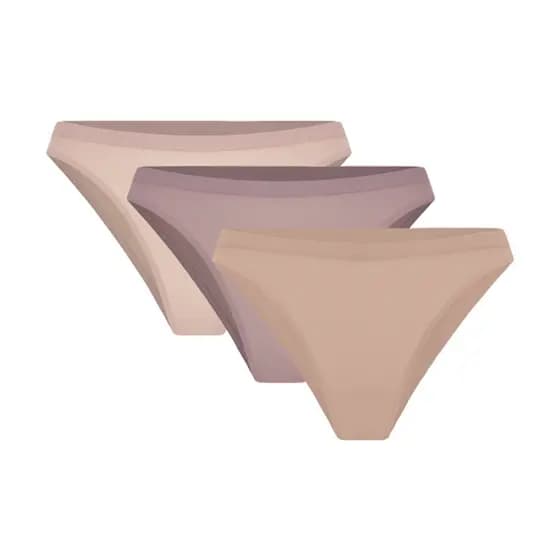 Kit com 3 Calcinhas Tanga Microfibra Original - Sem Costura e Confortáveis