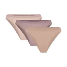 Kit com 3 Calcinhas Tanga Microfibra Original - Sem Costura e Confortáveis