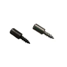 Suporte Pino 7,5x12,5mm para Prateleiras Niquelado ou Preto