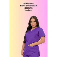 SCRUB FEMININO CAMISA PERSONALIZADA