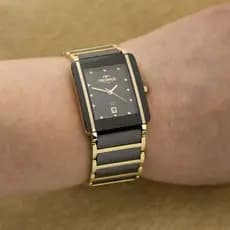 Relogio Feminino Technos Ceramica Safira Luxo GN10AAPAI/4P Original Garantia de 1 Ano Presente Mulheres Aniversario