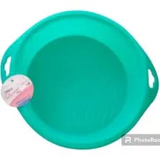 Forma Assadeira Silicone Antiaderente 24cm Redonda  com alça Bolos Torta Sobremesa