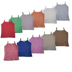 Kit 3 Blusas de Alcinha Infantil Menina de 1 ao 10 Anos