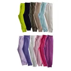 Kit 03 peças Calça Mijão Bebê Ribana CANELADA Cores Sortidas