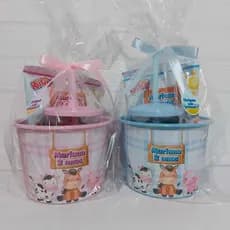 Kit Balde Personalizado Fazendinha c/ Copo + Chips