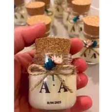 10 VELAS AROMATIZADA LEMBRANCINHA Para festaCOM FLOR SEMPRE VIVA
