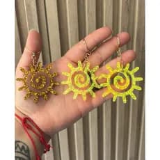 Chaveiros de resina volta ao sol