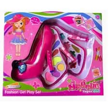 Kit Maleta Maquiagem Infantil Make Sapato Beleza e Acessórios Envio Rápido
