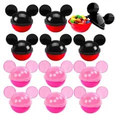 Kit 24 Mini Pote Orelha Mickey Minnie Doces Lembrança Festa