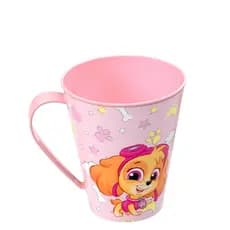 Caneca da Patrulha Canina 360ml Rosa Meninas Plasútil