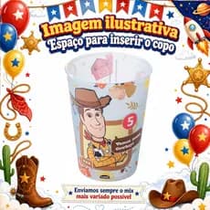 Kit de Copos Toy Story 320ml Lembrancinha Festa Infantil Temática