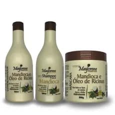 Kit Shampoo Capilar Mandioca Tratamento Para Cabelo-  Monte seu Kit