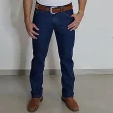 Calça Country Masculina Jeans Tradicional Rodeio STONE com Elastano "MINIMOS DEFEITOS"
