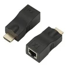 Extensor Hdmi 30 Metros Via 1 Cabo De Rede 1080p Rj45 Cat5e6