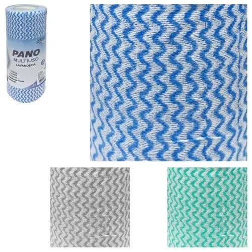 Rolo Pano Multiuso Lavanderia Alta Absorcao 100 Folhas Limpeza Pratica