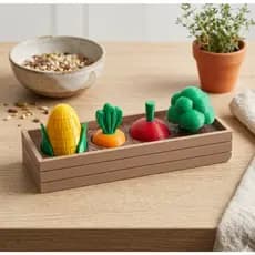 Horta Sensorial Brinquedo Educativo Fidget Toy Montessori - Recurso Autismo Criança