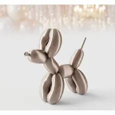 Escultura Balloon Dog Doguinho de Bexiga Rígido em Impressão 3D – Decoração Pop Art Moderna Luxo