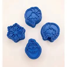Ejetor e Modelador Frozen Elsa Ana Olaf Floco de Neve Brigadeiro Biscoito e Doces Confeitaria