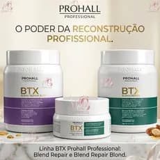 Botox Capilar Orgânico Sem Formol Blend Repair Redutor Volume Antifrizz Liso Perfeito Prohall Profissional