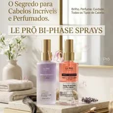 Spray Bifásico Brilho e Perfume - Le Pro Cosmetics Finalizador Sedução Luxo Elegância