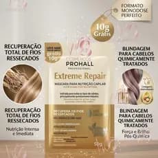 Sachê - Máscara Nutrição Capilar Macadâmia 50g Recupera Fios Ressecados Colágeno Hidrolisado