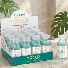 Box caixa de Ampolas Reconstrução Intensa PRO.R 15ml - 12 unidades Ação Anti-Porosidade