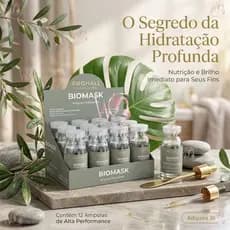 Box Ampola Biomask - Hidratação intensa Biomask 12 unidades