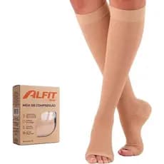 Meia 3/4 Alta Compressão 20-30mmhg - Sem Ziper - Unisex