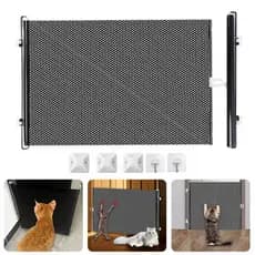 Portão Grade Tela Cercadinho Segurança Retrátil Para Pets Crianças Bebês Fixação Adesiva NF Pronta Entrega