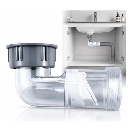 Sifão Automático Antiodor Compacto Pia Banheiro E Cozinha