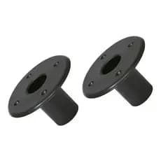 2 Suporte Copo Chapéu Para Pedestal De Caixa De Som Plástico