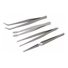 Kit 4 Pinças Curvatura C Pressão P Unhas Gel Porcelana Fibra