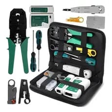 Kit Ferramentas Rede Informática Testador DE CABO Lan ALICATE Crimpar Rj45 DECAPADOR
