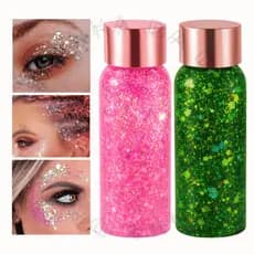 Glitter em Gel Facial e Corporal Alta Pigmentação Carnaval Copa do Mundo