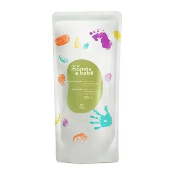 Kit 3 Refil Sabonete líquido Mamãe e Bebê - 200 ml