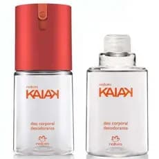 1 Deo + 1 Refil  Kaiak Tradicional Feminino  Desodorante 100 ml Natura