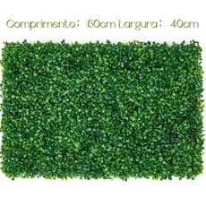 10 UN - Placa Grama Artificial para Decoração com Encaixe Fácil 40x60cm