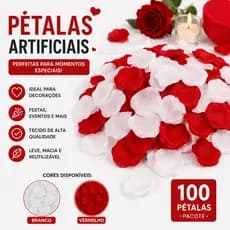 Pétalas Artificiais Vermelhas  Decoração Romântica Dia dos Namorados
