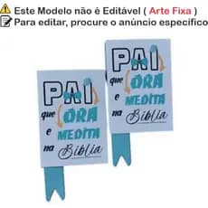 Lembrancinha Personalizada Dia dos Pais Caixinhas Porta Chocolate Bis | Lembrança Cristã | branco com azul  cod paiBa