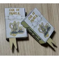 lembrancinha de Chá de Panela para Bis – Design de Mini Livros para Lembrancinhas
