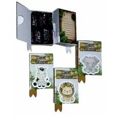 Mini Caixa Tema Safari Baby para Chocolate Bis – Para Festa Infantil com Nome e Idade (Chocolates não incluso)