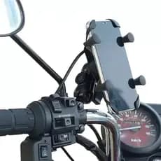 Suporte Para Motocicletas USB com Carregador