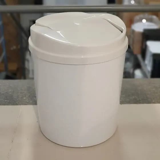 Lixeira de Banheiro 5 Litros Plástica Colorida Lisa com Tampa Basculante Cozinha Lavabo Rotaplast casa cozinha decoração dispensa chão sobre a pia