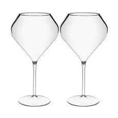 2 Taças King 770ml Champanhe Vinho Casal Acrílico Espumante