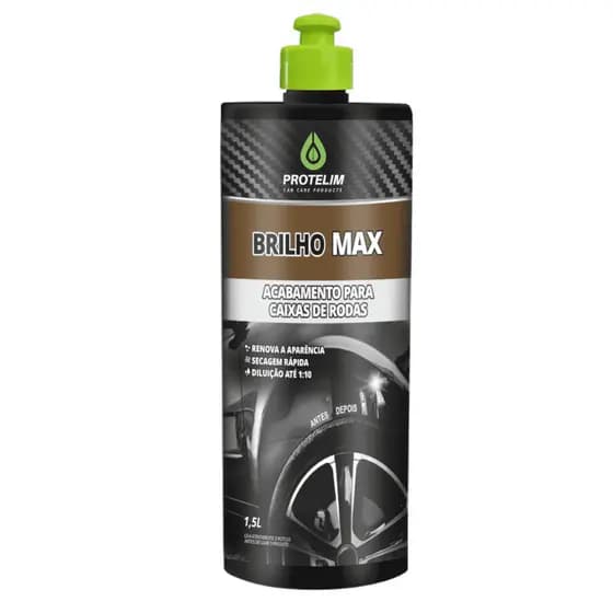 Brilho Max Acabamento Para Caixa De Roda E Tapetes Protelim