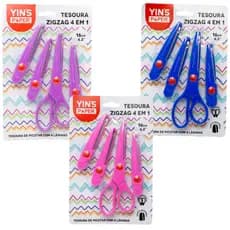 Tesoura de Picotar Troca Pontas com 4 Pontas Diferentes - Yins / WX Gift