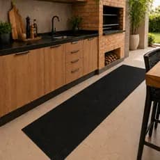 Tapete Passadeira Emborrachado 5,00m x 65cm Cozinha Soft Antiderrapante