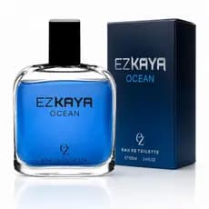 Perfume Masculino 100ml Ez Kaya Ocean Fresco Marcante Eua de Toilette Alta Fixação