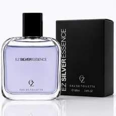 Perfume Masculino 100ml Ez Silver Essence Cheiroso Elegante Eau De Toilette Alta Fixação
